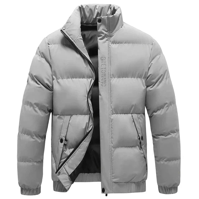 Men's Winter Jacket with Collar | BOS