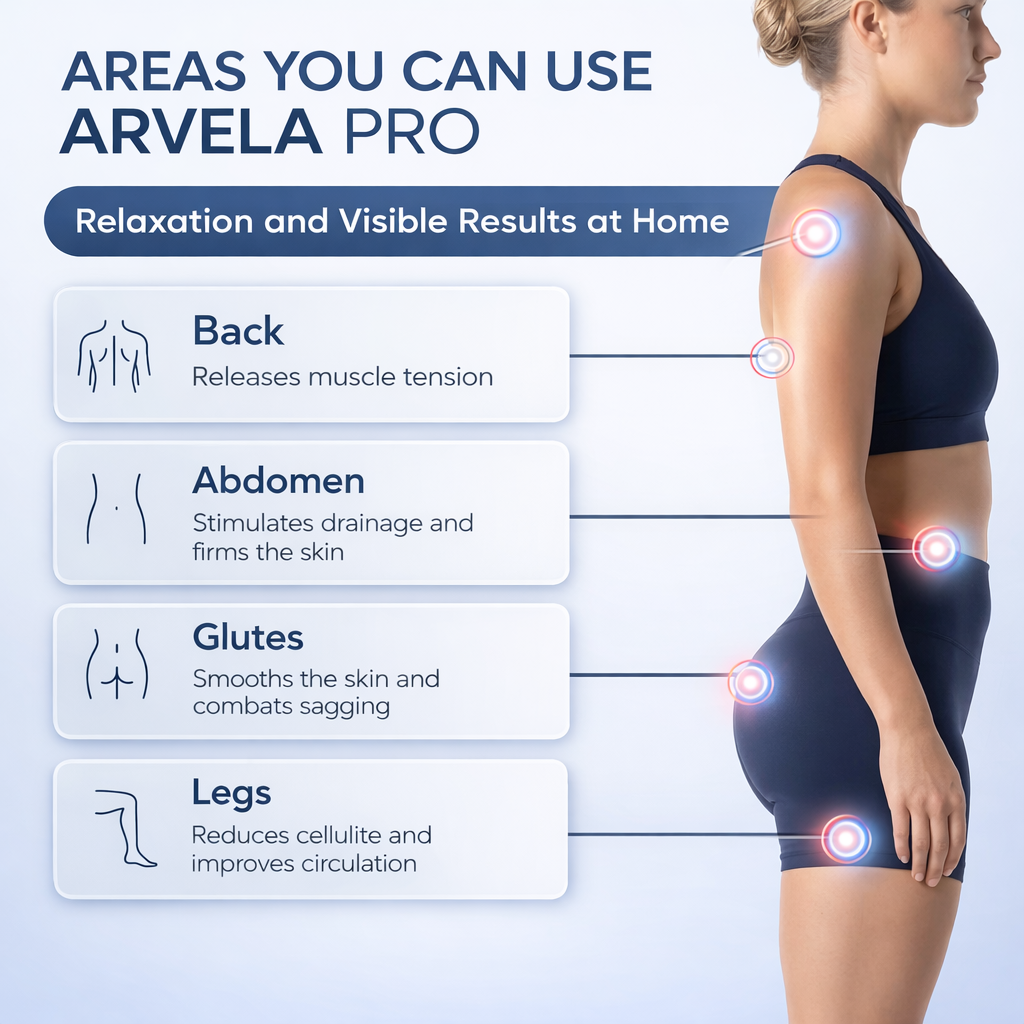 Arvela 4-In-1 Lymphatic Drainage Massager